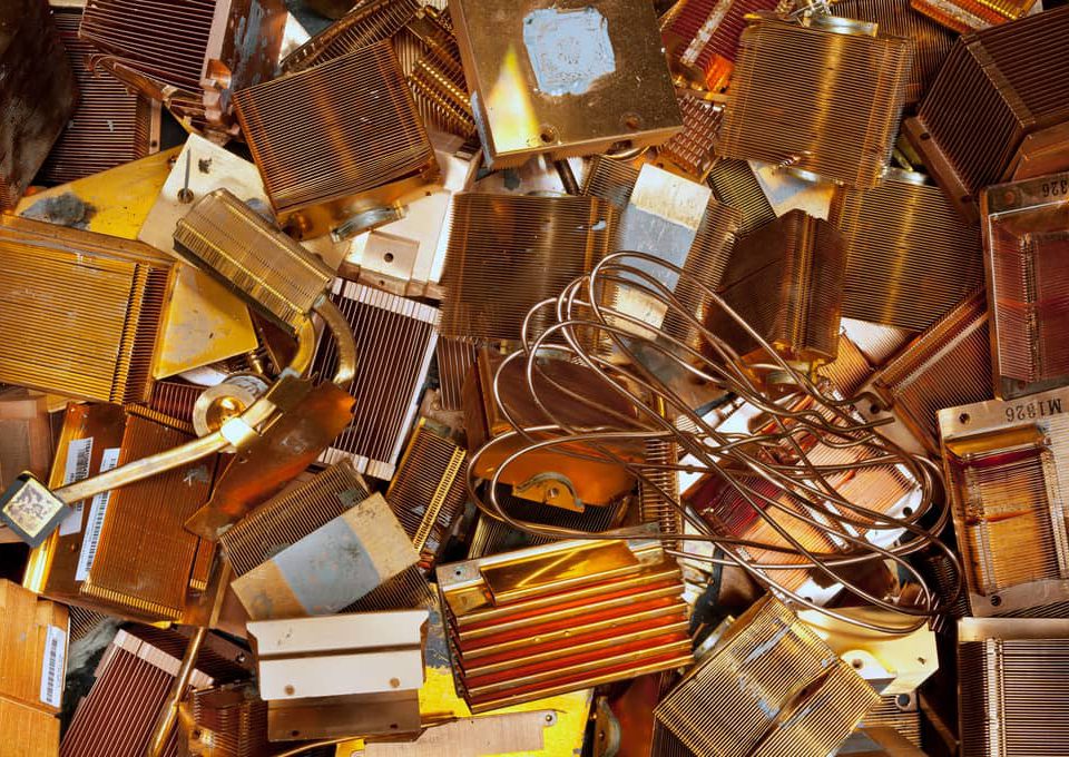 Metal scrap processing